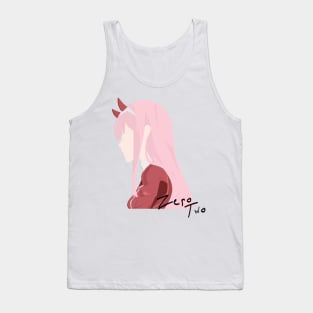 Darling in the Franxx//Zero Two - With Text Tank Top